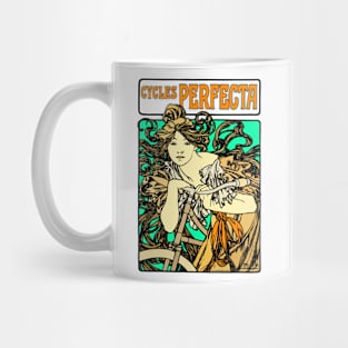 Cycles Perfecta by Alphonse Mucha 1902 Mug